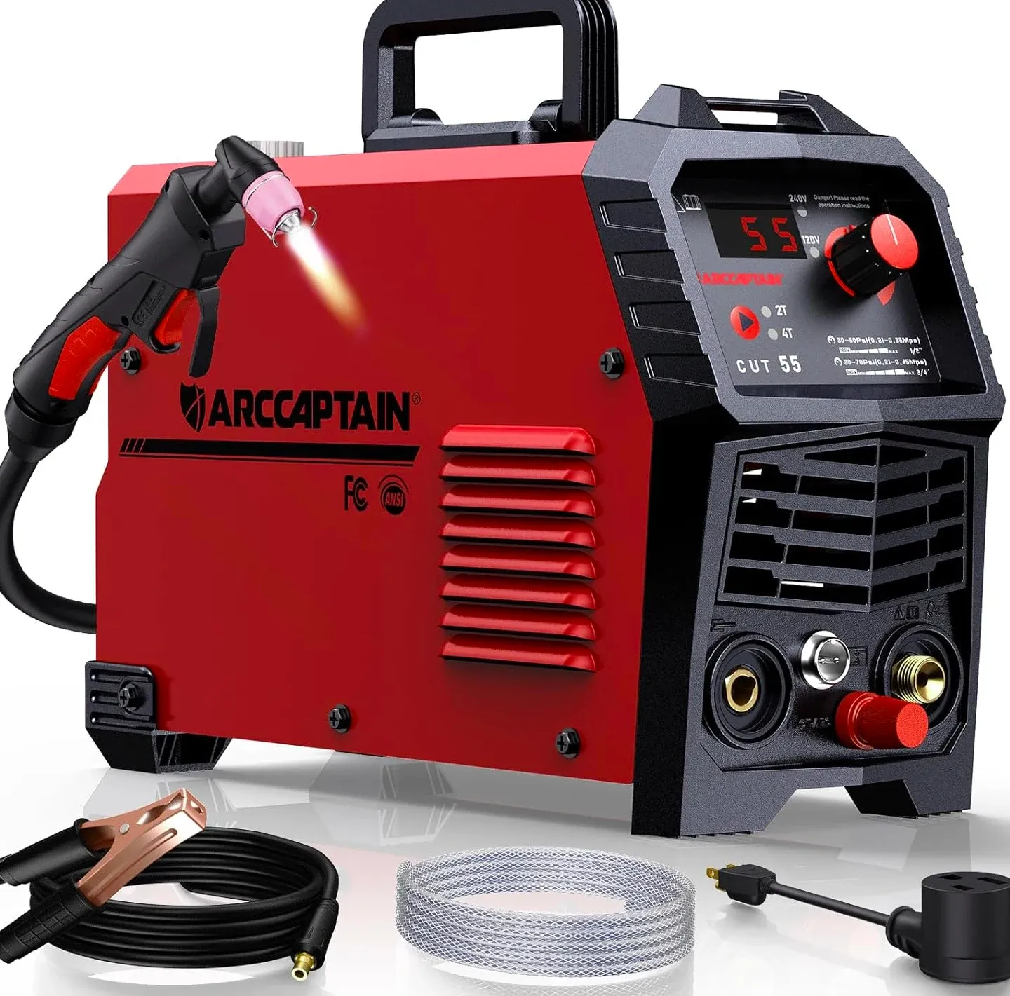 ARCCAPTAIN ARCCAPTAIN CUT55 Pilot Arc Plasma Cutter Reviewed