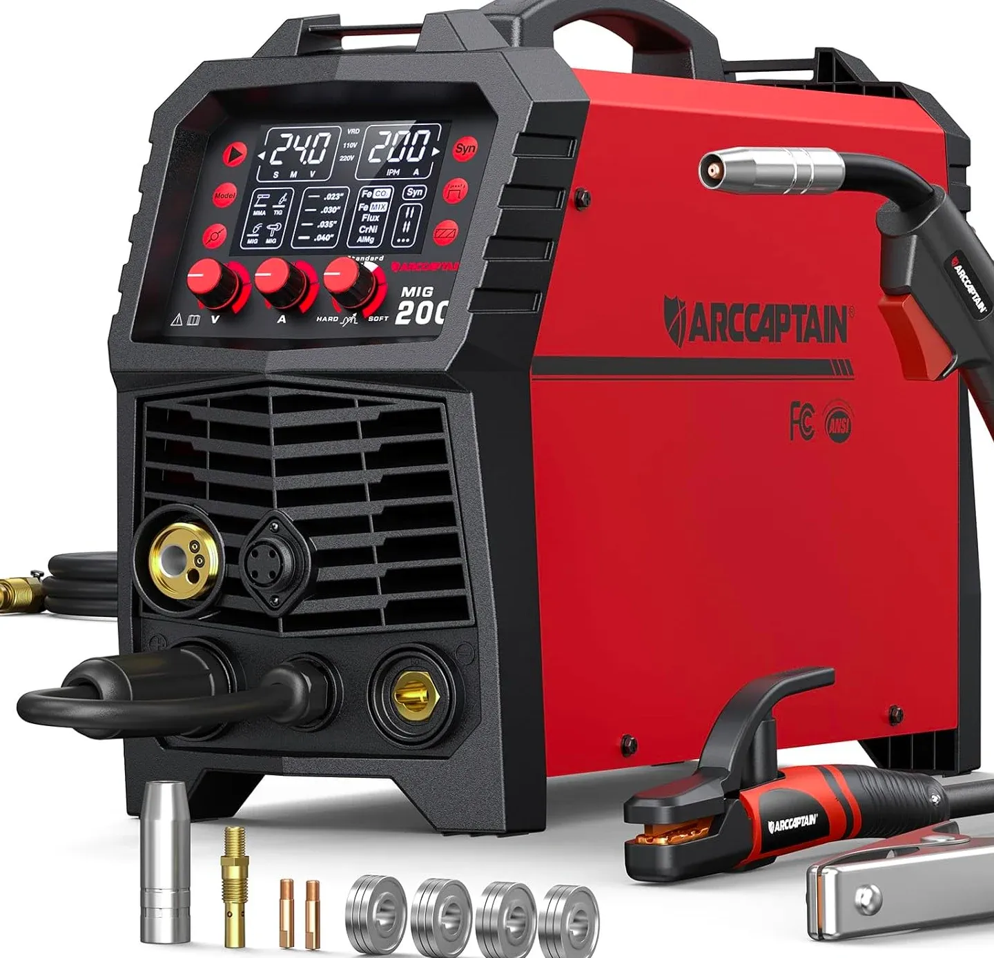 ARCCAPTAIN ARCCAPTAIN MIG 200 6-in-1 Multi-Process Welder Buyers Reviewed