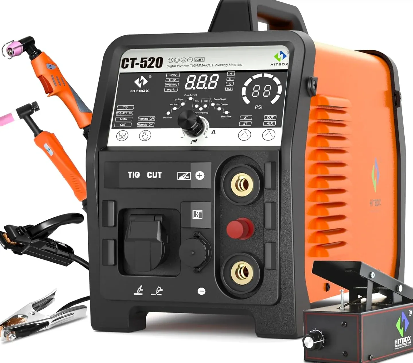 HITBOX HITBOX 4-in-1 200A Pulse TIG Welder Plasma Cutter Combo Reviewed