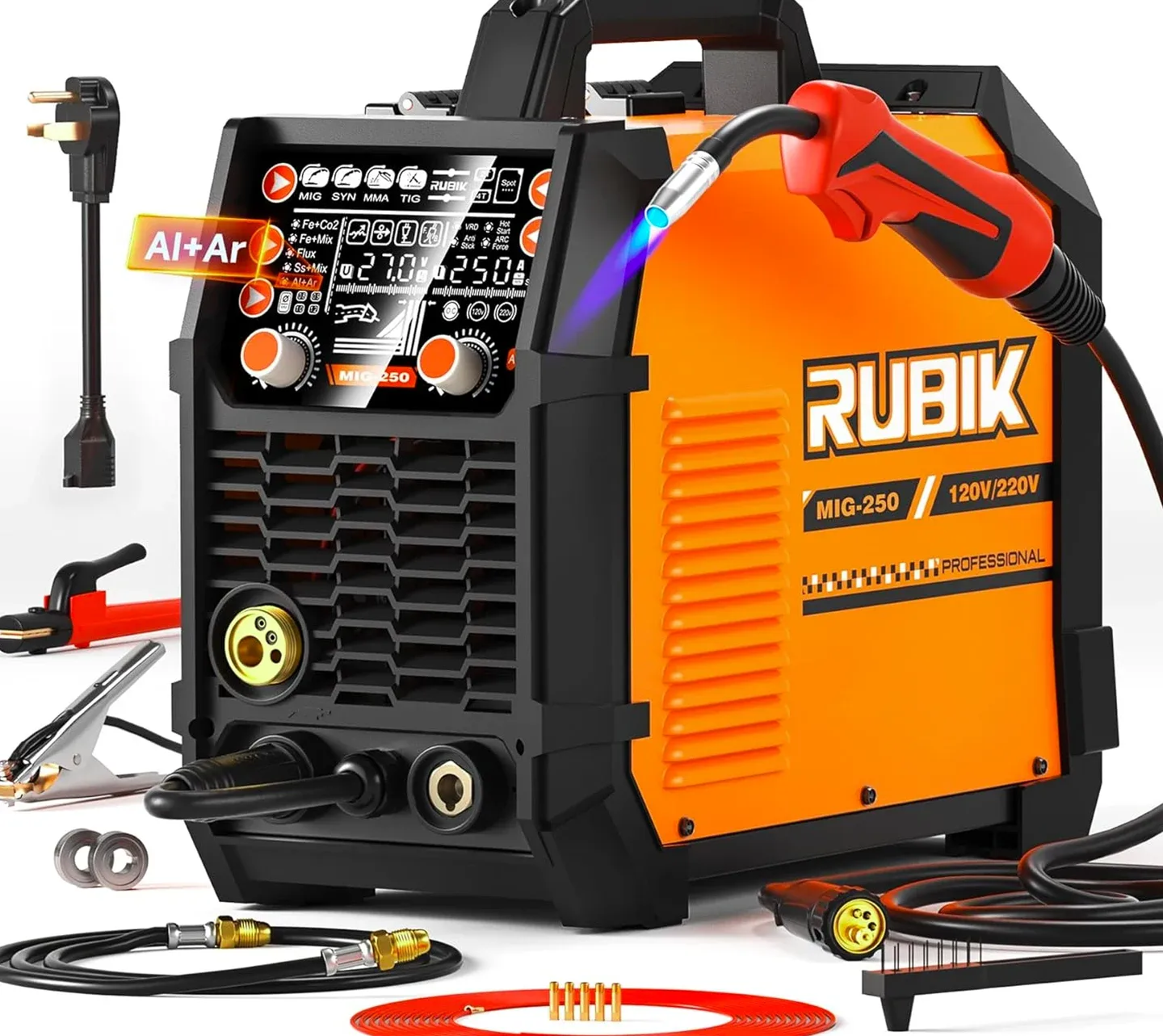 RUBIK RUBIK 250Amp 5-in-1 Multi Process MIG Welder Buyers Reviewed