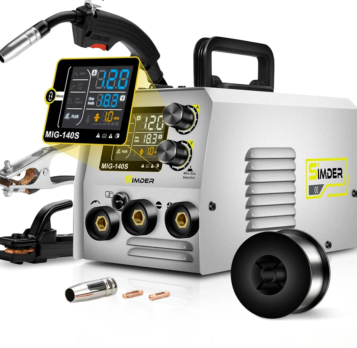 SSIMDER SSIMDER MIG-140M 3-in-1 Flux Core Welder Buyers Reviewed