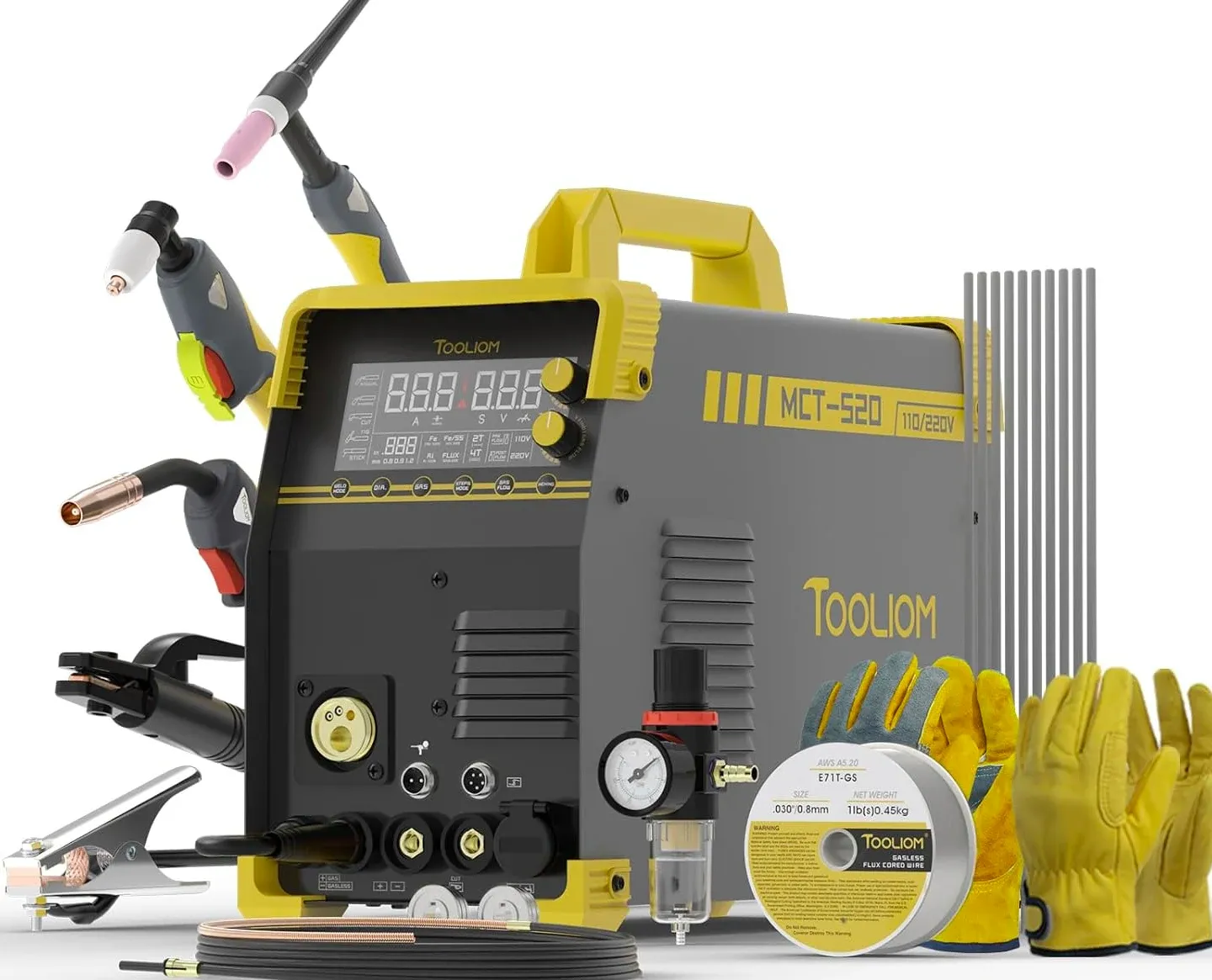 TOOLIOM TOOLIOM 6-in-1 Multiprocess Welder MIG TIG Stick Plasma Reviewed