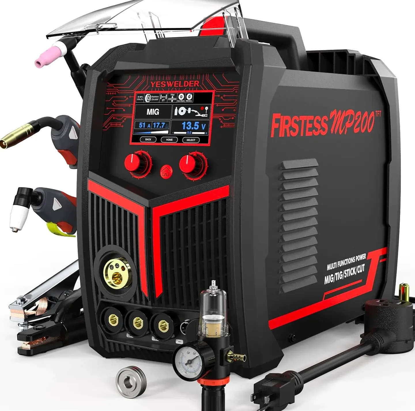 YESWELDER YESWELDER FIRSTESS MP200 Multi-Process Welder Buyers Reviewed