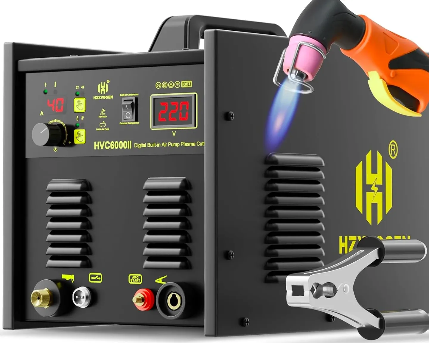 HZXVOGEN HZXVOGEN HVC6000Pro Plasma Cutter with Built-In Compressor Reviewed